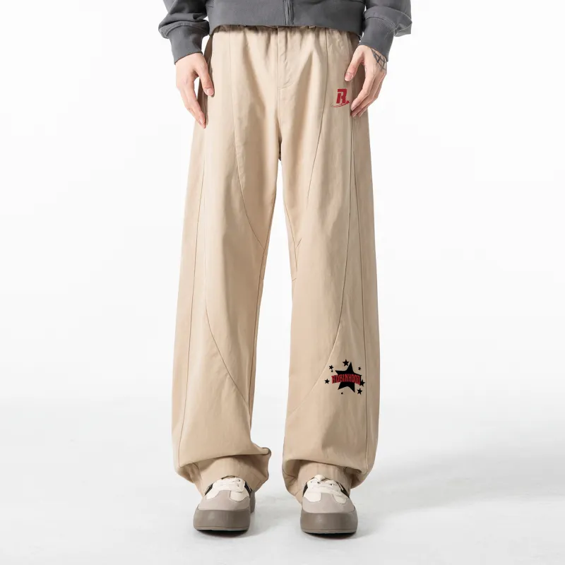 ROBINHOOD Casual Pants Unisex Khaki-2