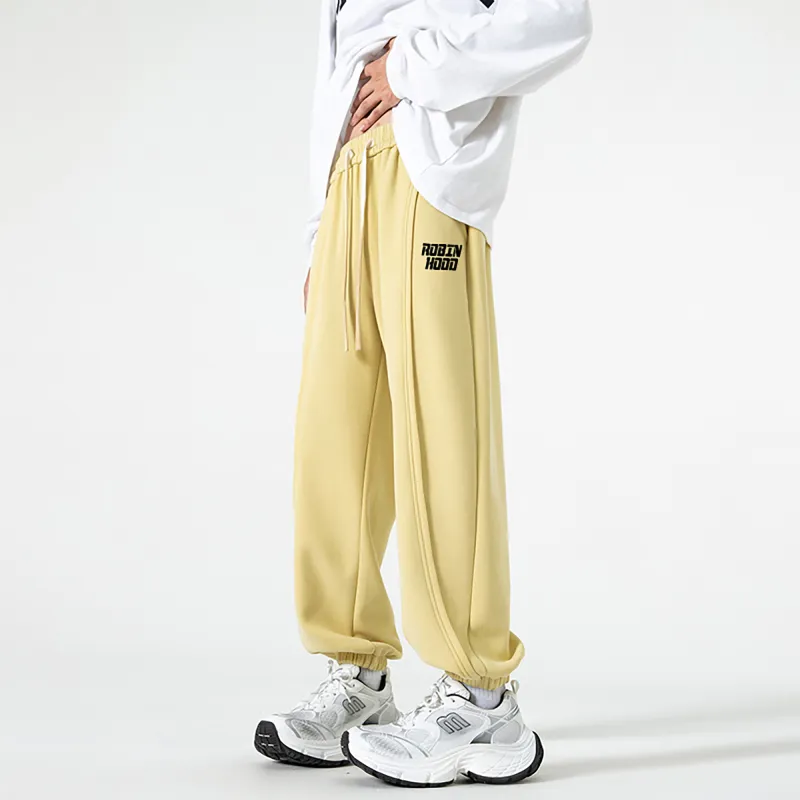 ROBINHOOD Casual Pants Unisex Orange Red-20