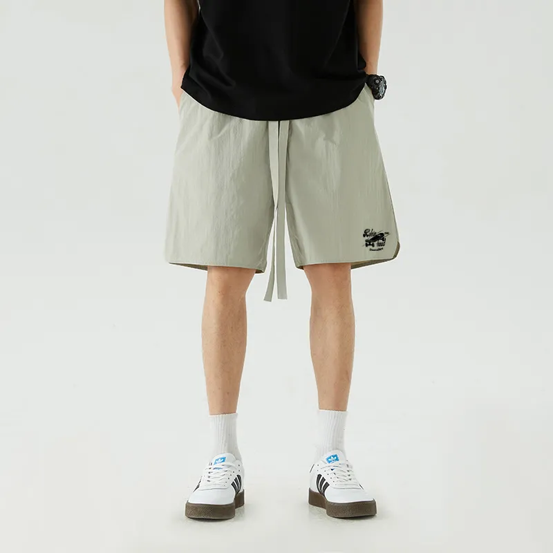 ROBINHOOD Casual Shorts Unisex Khaki-14