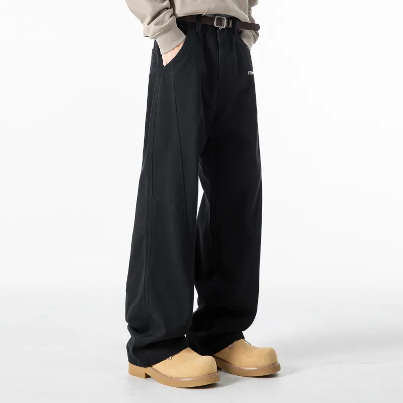 ROBINHOOD Casual Pants Unisex Khaki-17