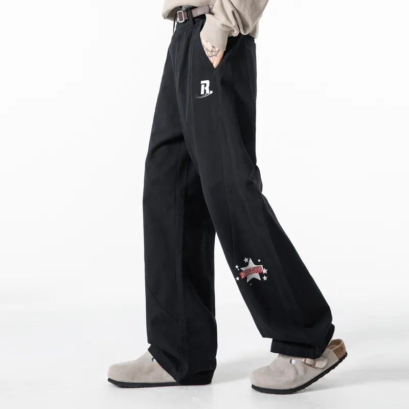 ROBINHOOD Casual Pants Unisex Khaki-15