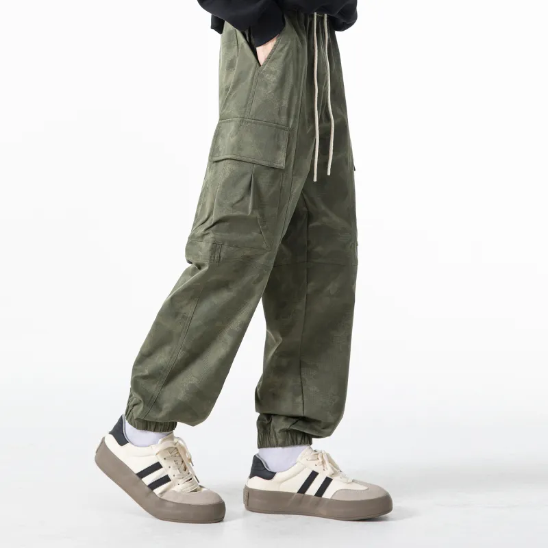 ROBINHOOD Casual Pants Unisex Khaki-11
