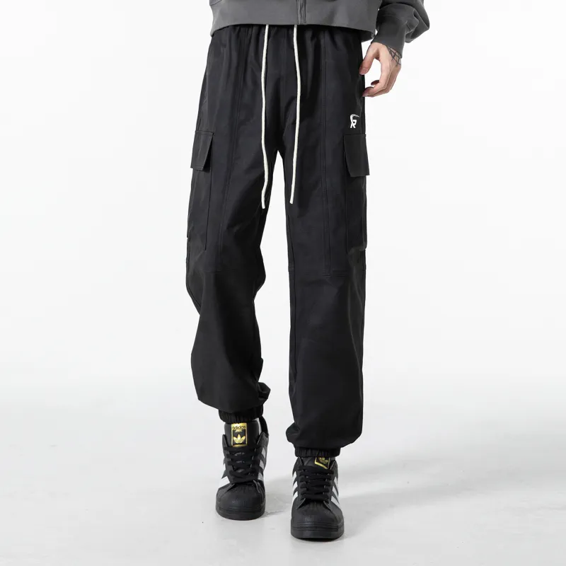ROBINHOOD Casual Pants Unisex Khaki-14