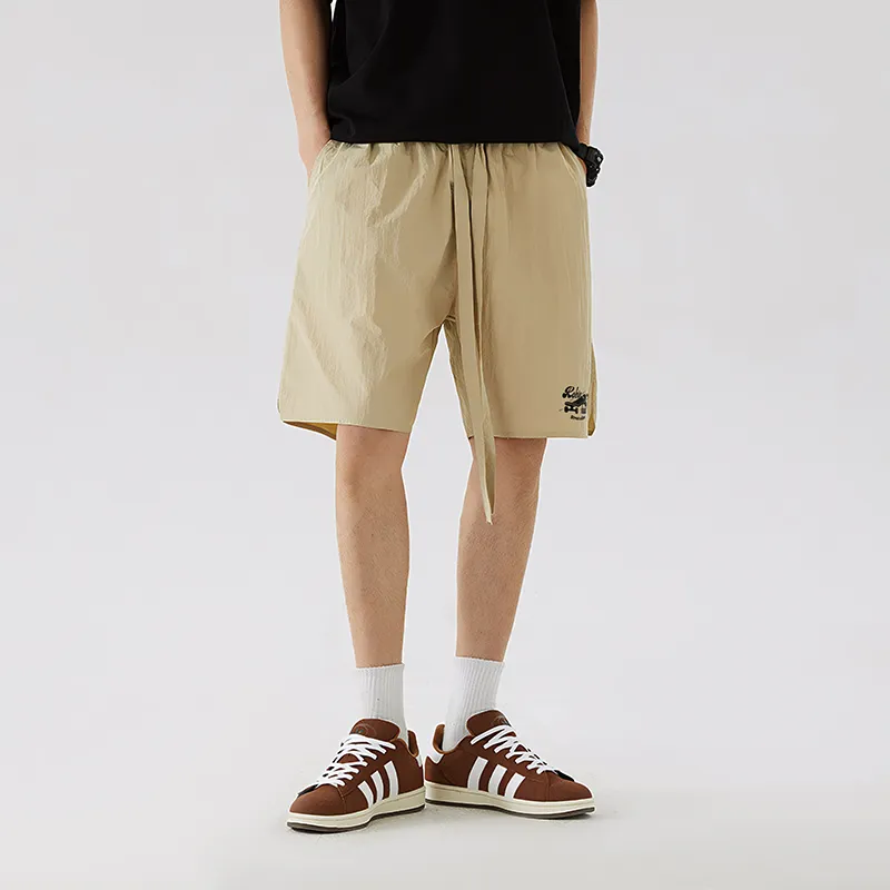 ROBINHOOD Casual Shorts Unisex Khaki-2