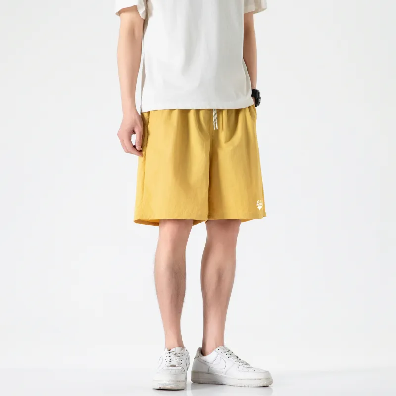 ROBINHOOD Casual Shorts Unisex Orange Yellow-10