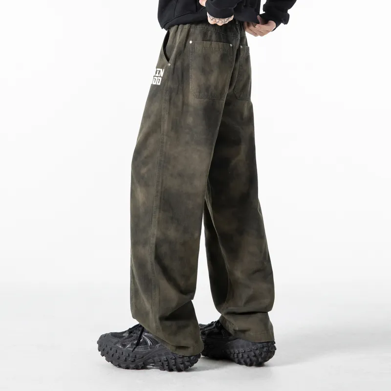 ROBINHOOD Casual Pants Unisex Khaki-10