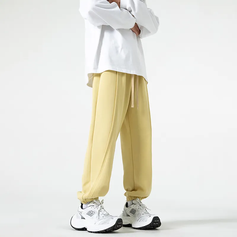 ROBINHOOD Casual Pants Unisex Orange Red-23