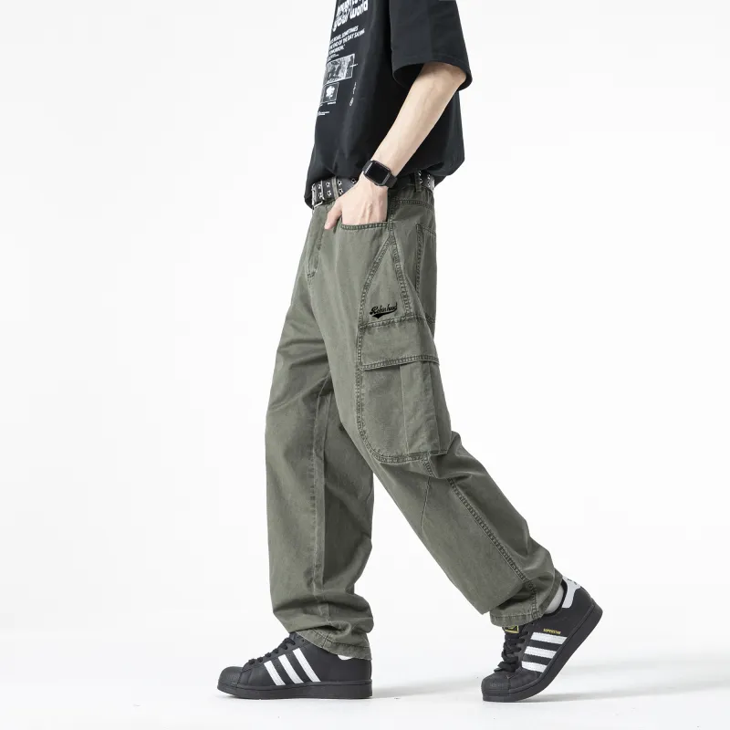 ROBINHOOD Casual Pants Unisex Khaki-10