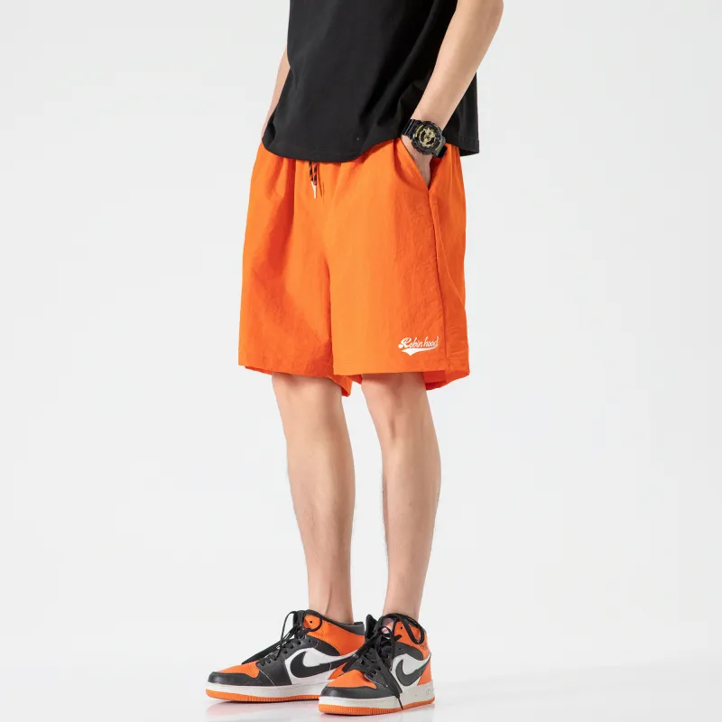 ROBINHOOD Casual Shorts Unisex Orange Yellow-3