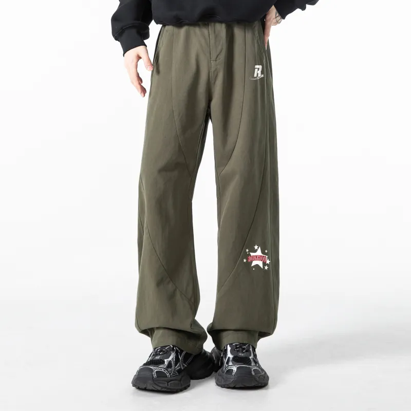 ROBINHOOD Casual Pants Unisex Khaki-7