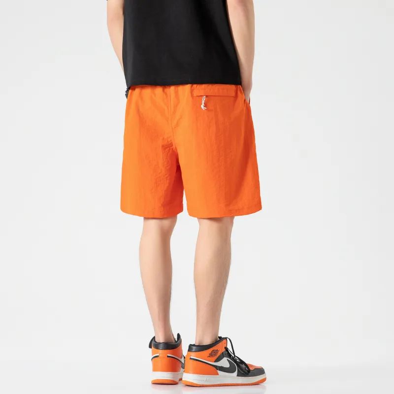 ROBINHOOD Casual Shorts Unisex Orange Yellow-5