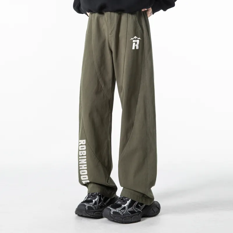 ROBINHOOD Casual Pants Unisex Black-14