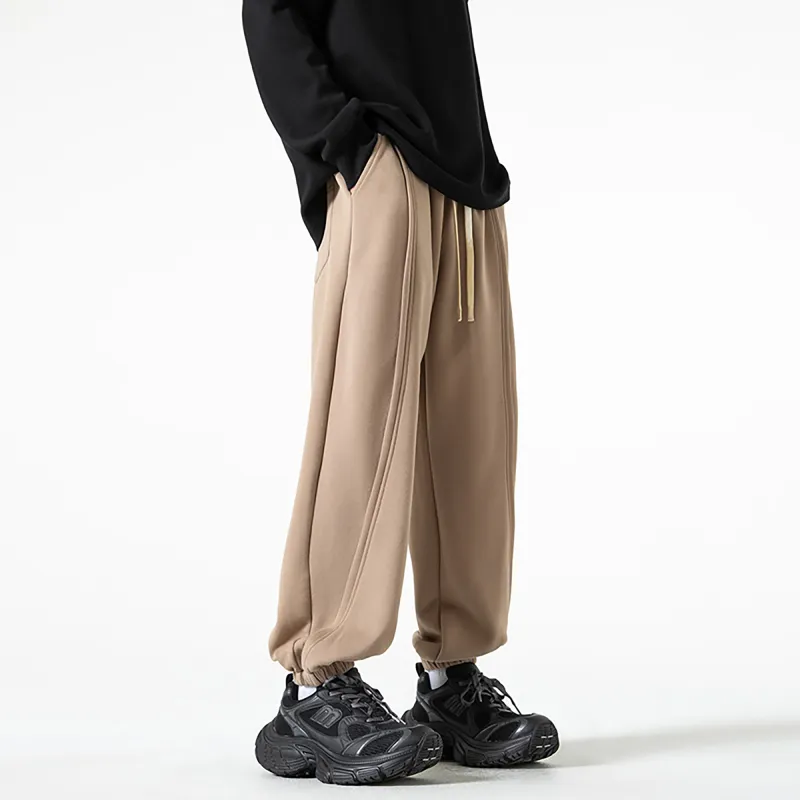 ROBINHOOD Casual Pants Unisex Orange Red-17