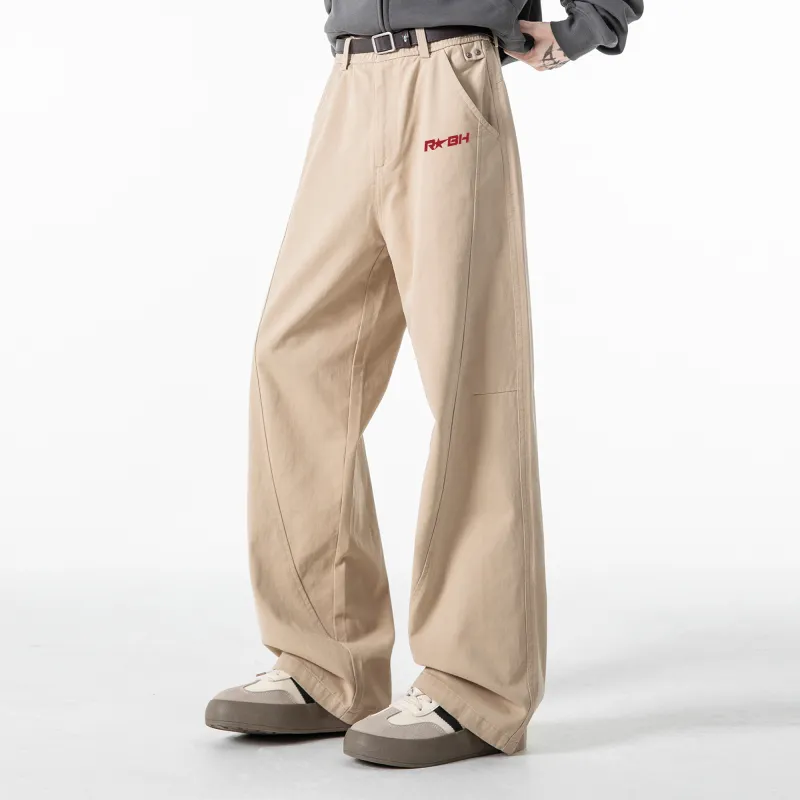ROBINHOOD Casual Pants Unisex Khaki-3