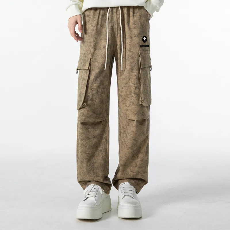 ROBINHOOD Casual Pants Unisex Khaki-2