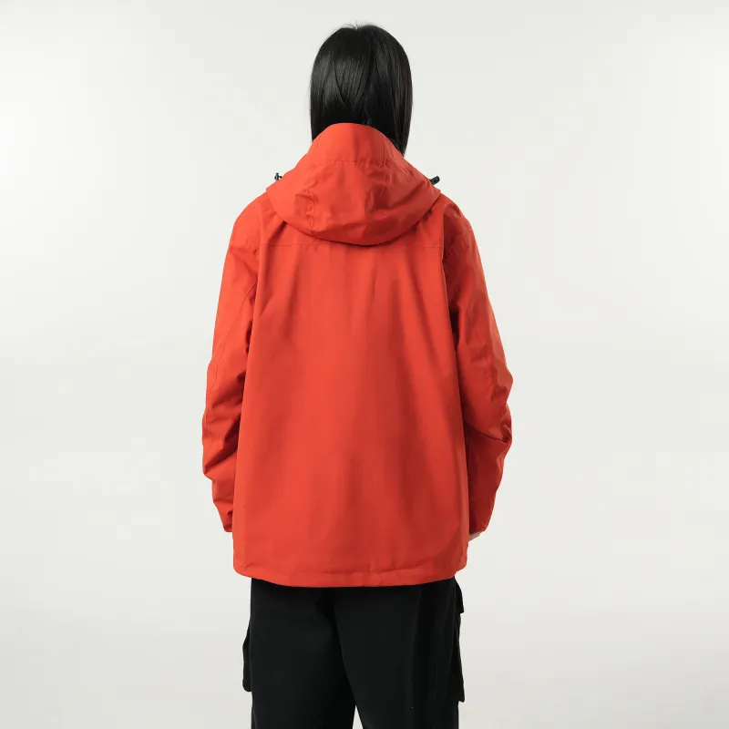 ROBINHOOD Waterproof And Windproof To Keep Warm Windbreaker Jacket Unisex Phantom Black-12