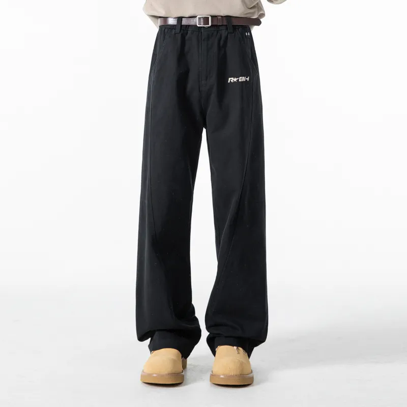 ROBINHOOD Casual Pants Unisex Khaki-14