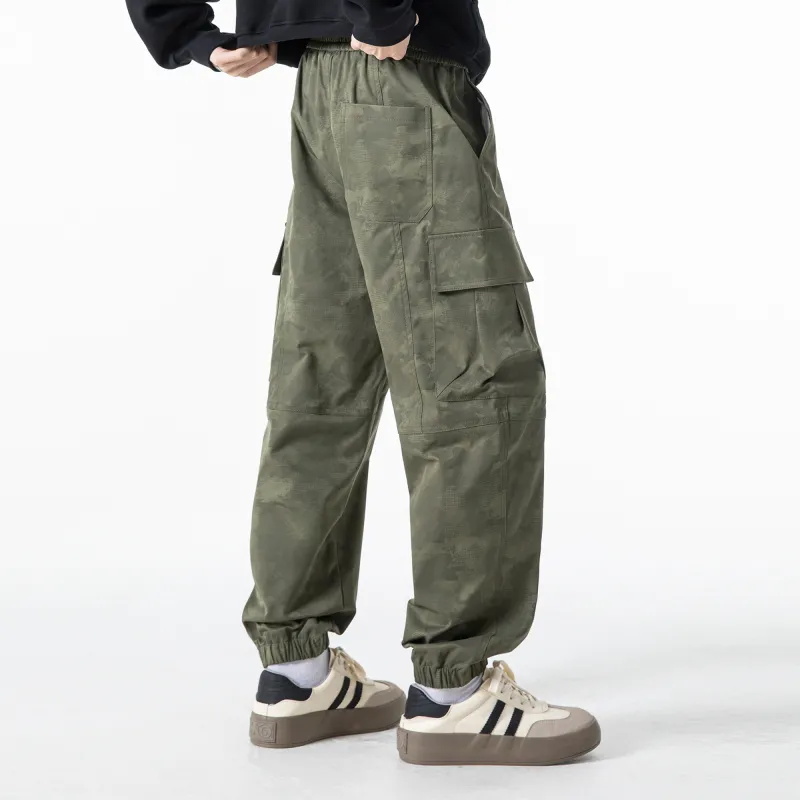 ROBINHOOD Casual Pants Unisex Khaki-10