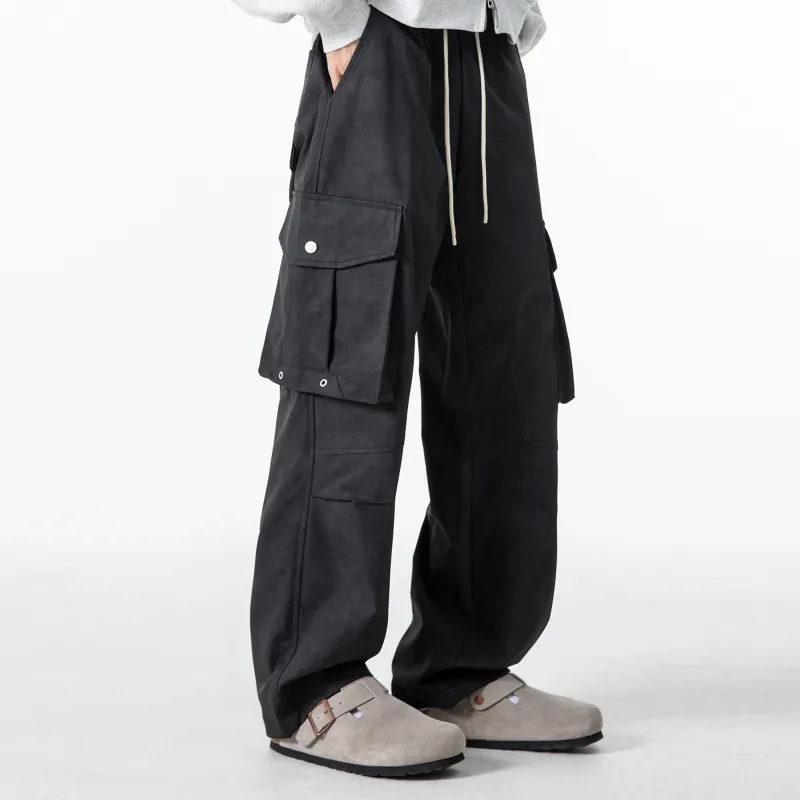 ROBINHOOD Casual Pants Unisex Khaki-8