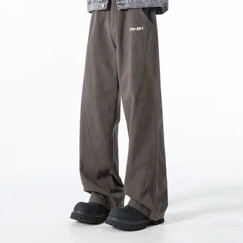 ROBINHOOD Casual Pants Unisex Khaki-10