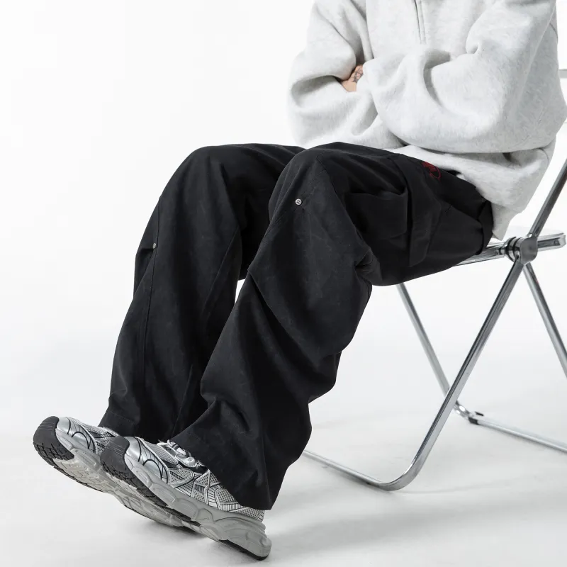 ROBINHOOD Casual Pants Unisex Khaki-17