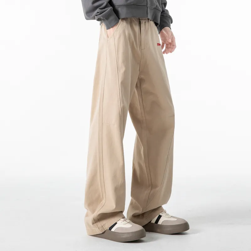 ROBINHOOD Casual Pants Unisex Khaki-5