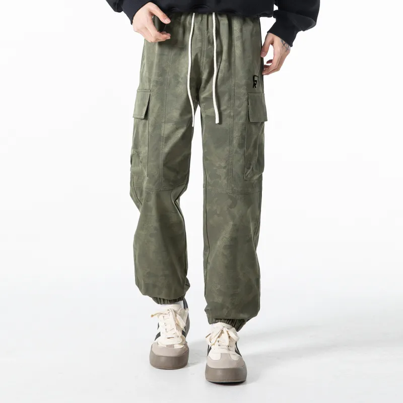 ROBINHOOD Casual Pants Unisex Khaki-8