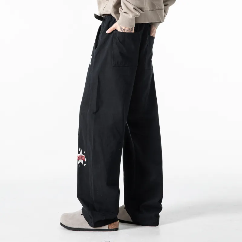 ROBINHOOD Casual Pants Unisex Khaki-16