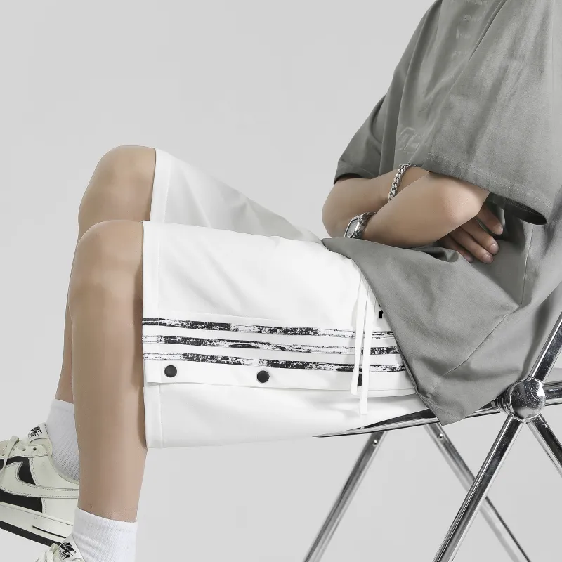 ROBINHOOD Casual Shorts Unisex White-6