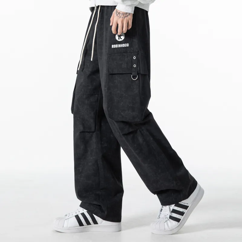 ROBINHOOD Casual Pants Unisex Khaki-15