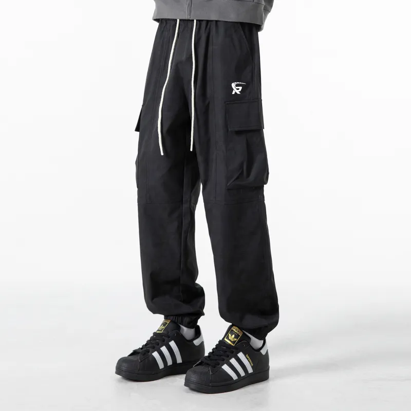 ROBINHOOD Casual Pants Unisex Khaki-15