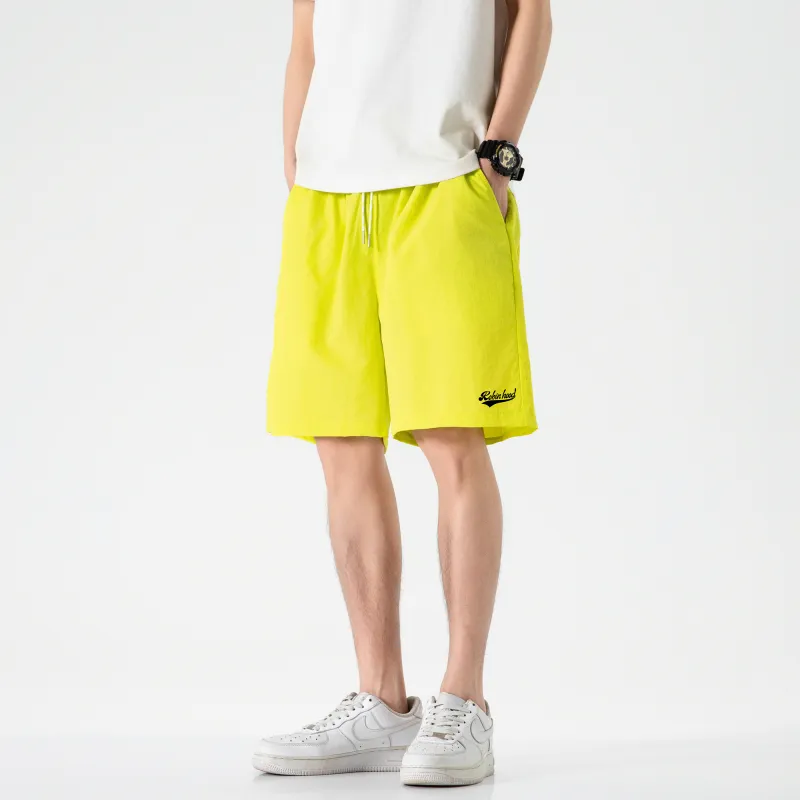ROBINHOOD Casual Shorts Unisex Orange Yellow-63