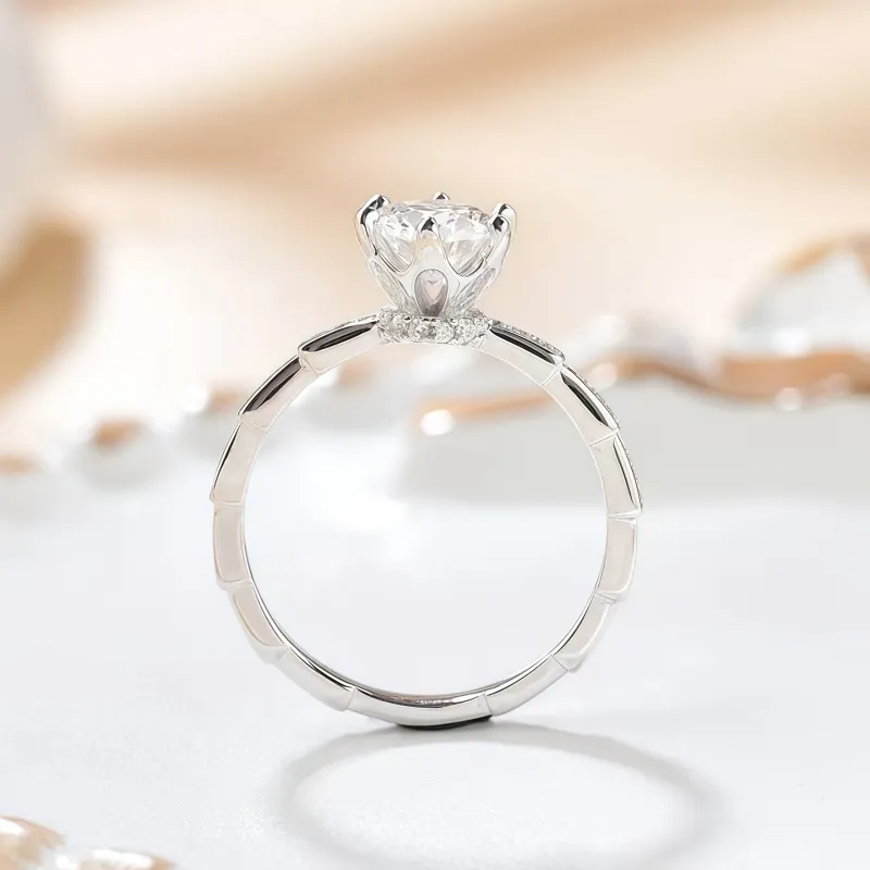 Stone On The Line S925 Silver Rings Women's-4