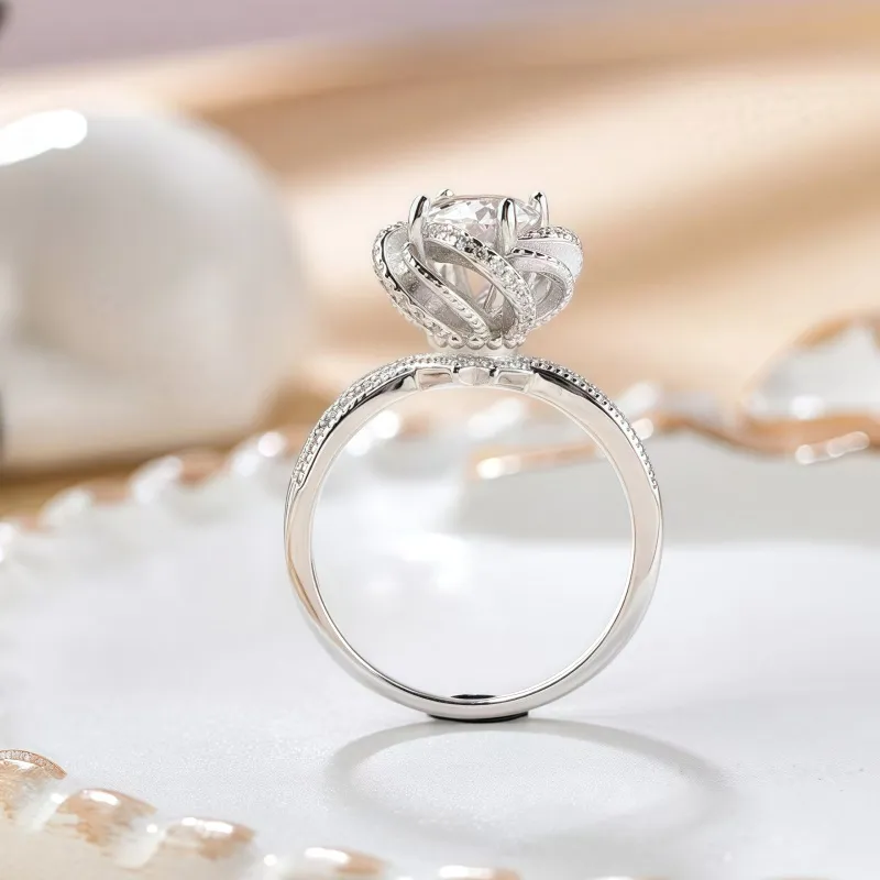 Stone On The Line S925 Silver Rings Women's-2