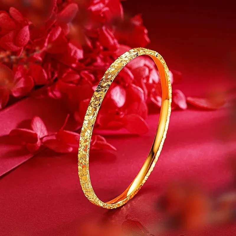 Stone On The Line Alloy Bangles Unisex-1
