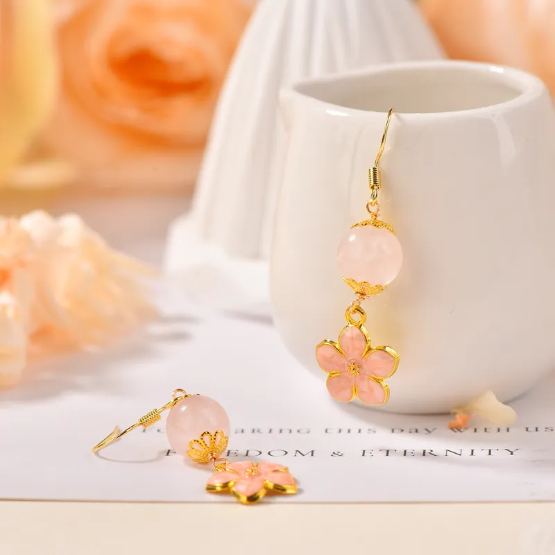 Stone On The Line Alloy Earrings Women's-4