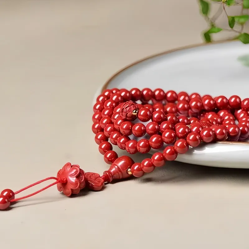 Stone On The Line Cinnabar Bracelets Unisex-2