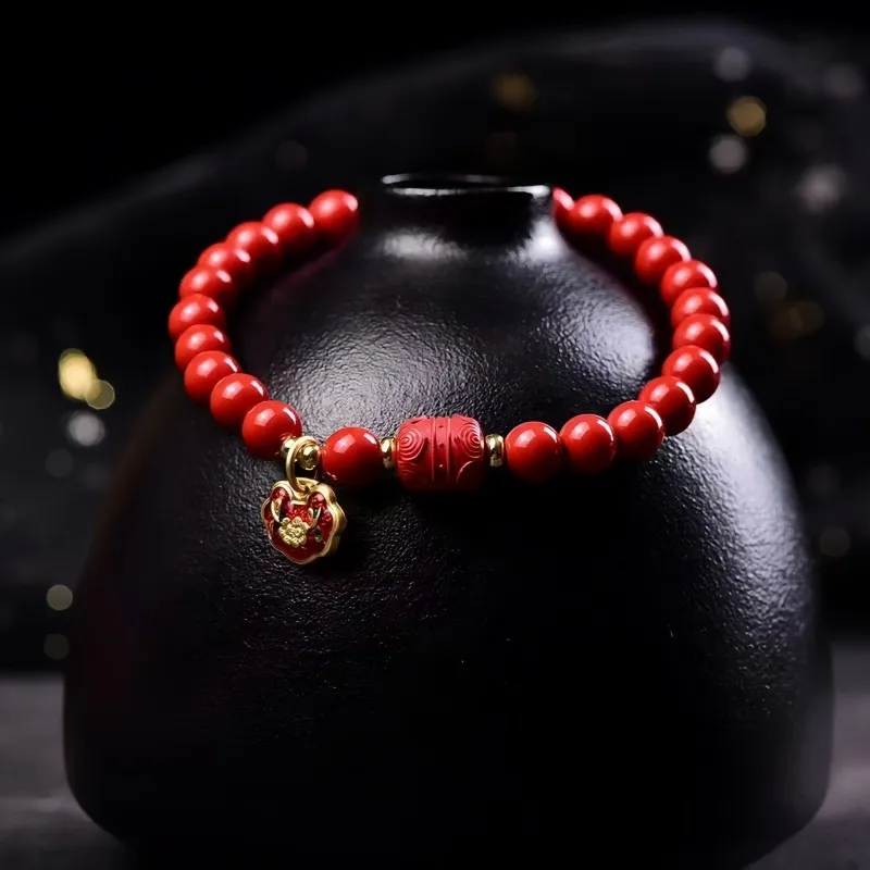 Stone On The Line Cinnabar Bracelets Women's-3