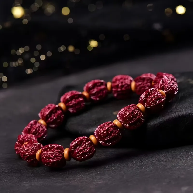 Stone On The Line Cinnabar Bracelets Unisex-2
