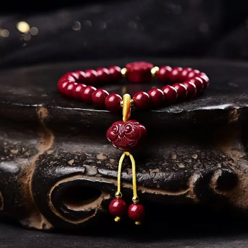 Stone On The Line Cinnabar Bracelets Women's-4