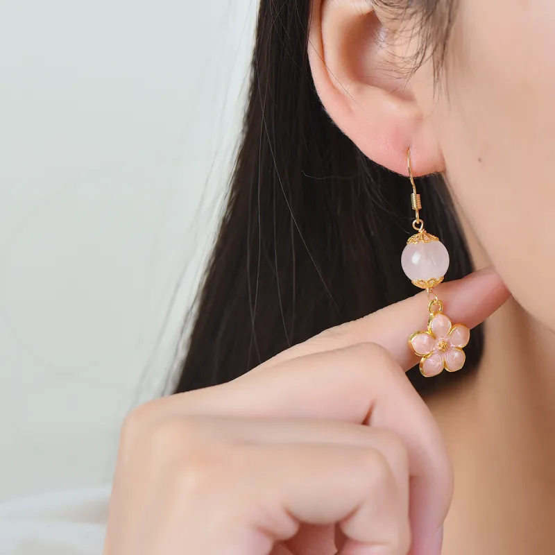 Stone On The Line Alloy Earrings Women's-5