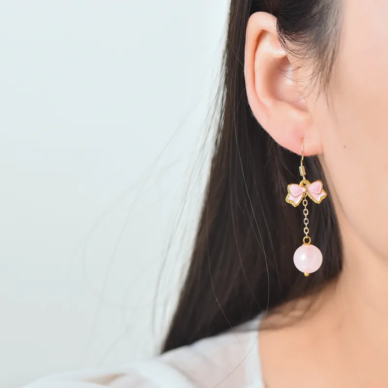 Stone On The Line Alloy Drop Earrings Women's-4