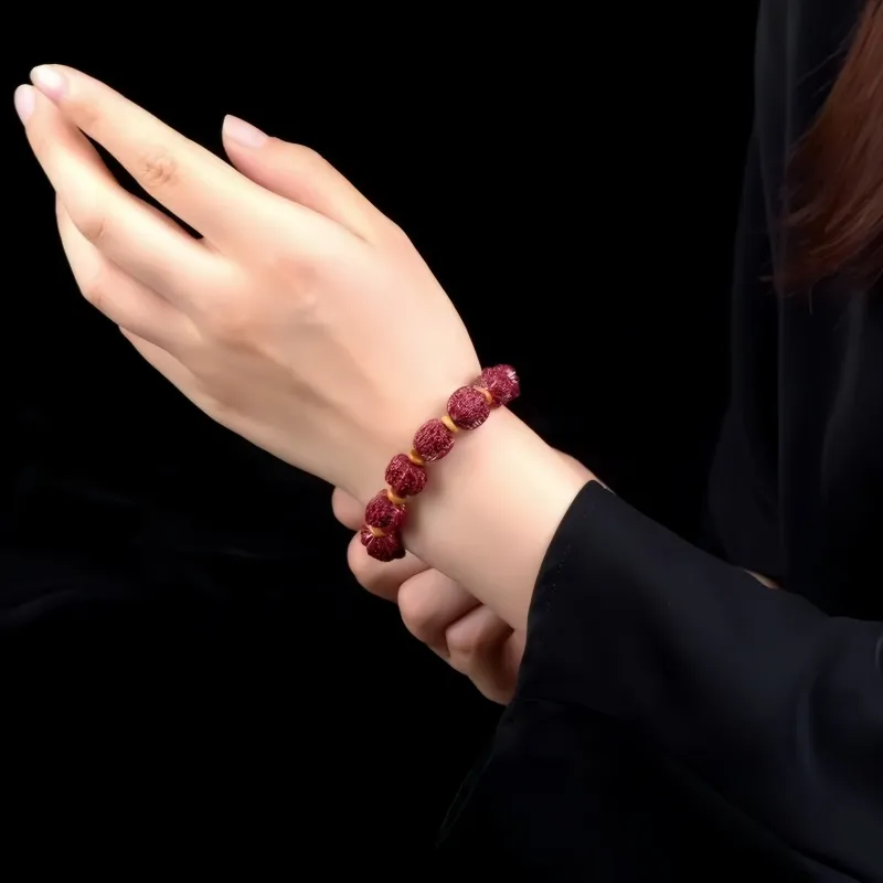 Stone On The Line Cinnabar Bracelets Unisex-6