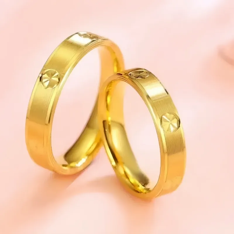 Stone On The Line Alloy Rings Unisex-3