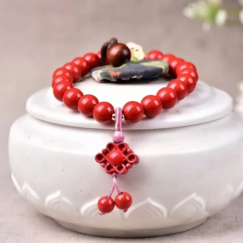 Stone On The Line Cinnabar Bracelets Unisex-2