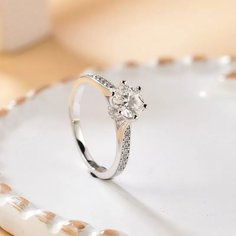 Stone On The Line S925 Silver Rings Women's-3