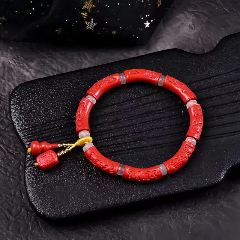 Stone On The Line Cinnabar Bracelets Unisex-1