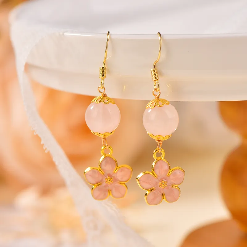 Stone On The Line Alloy Earrings Women's-3