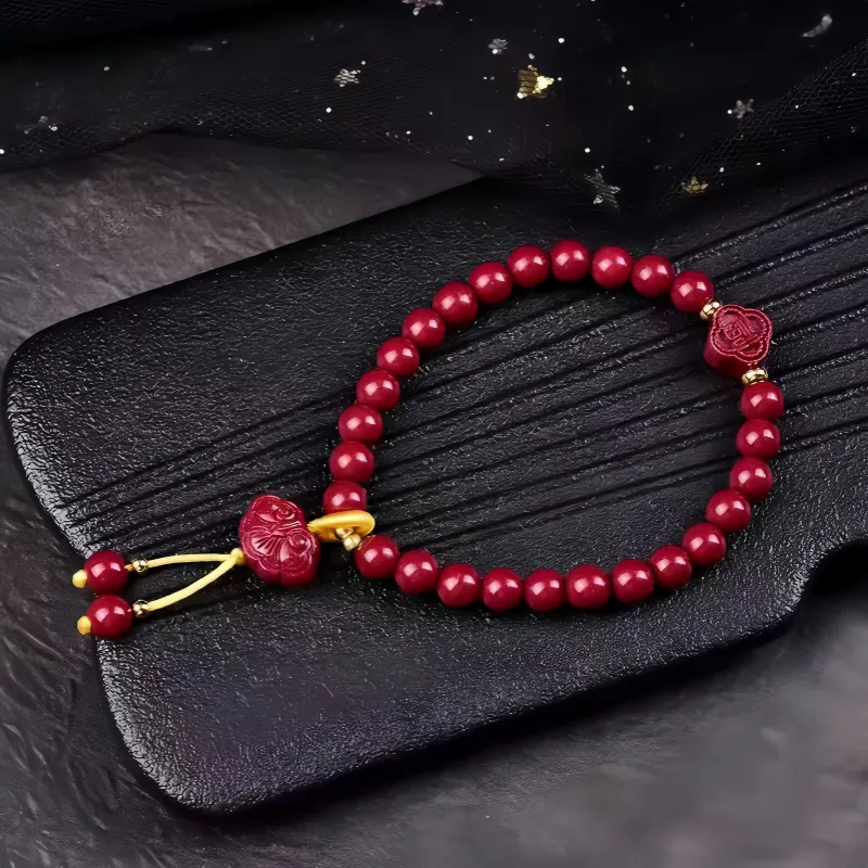 Stone On The Line Cinnabar Bracelets Women's-1