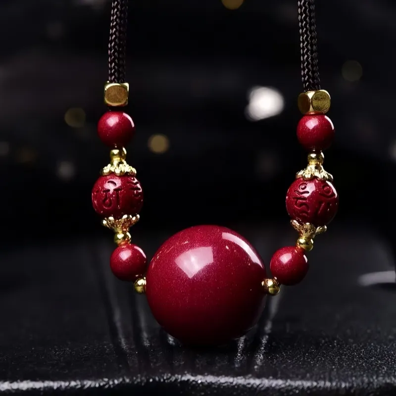 Stone On The Line Necklaces Unisex-3